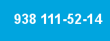 938 111-52-14 938 111-52-14